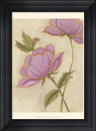 Framed Flower Medley III Print