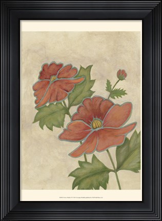 Framed Flower Medley IV Print
