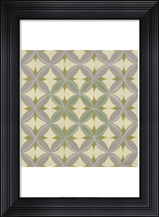 Framed Fleur de Vie Tile I Print