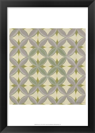 Framed Fleur de Vie Tile I Print