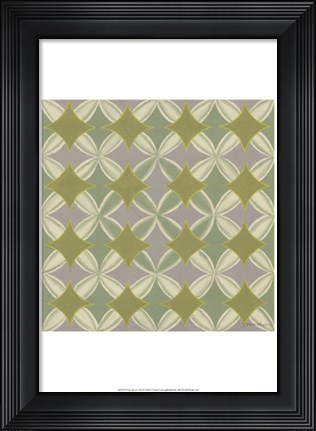 Framed Fleur de Vie Tile II Print