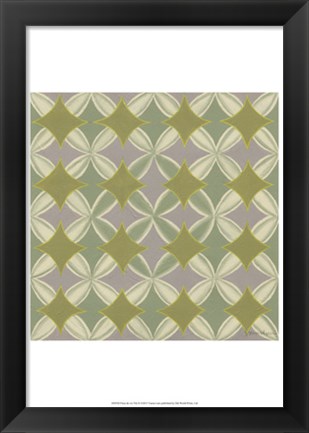 Framed Fleur de Vie Tile II Print