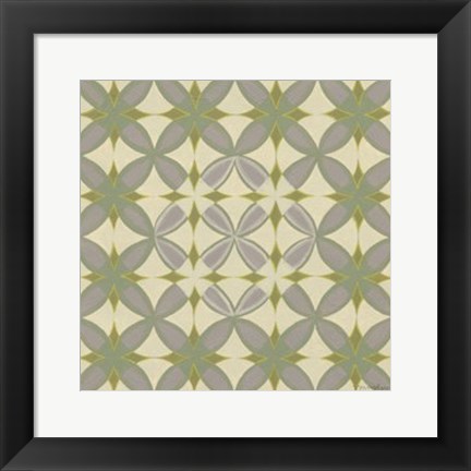 Framed Fleur de Vie Tile III Print