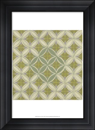 Framed Fleur de Vie Tile IV Print