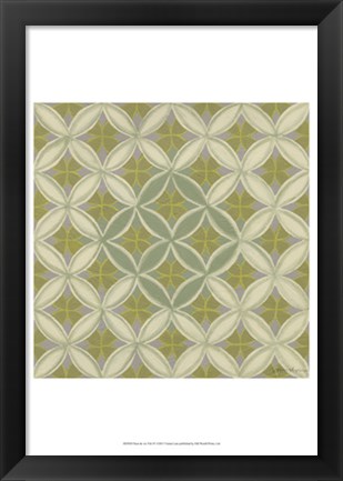 Framed Fleur de Vie Tile IV Print