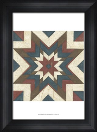 Framed Quilt Motif II Print