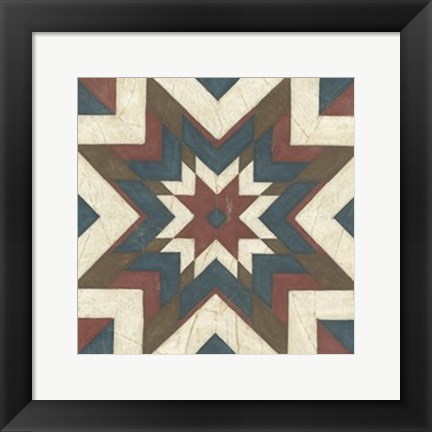 Framed Quilt Motif II Print