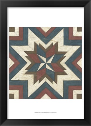 Framed Quilt Motif III Print