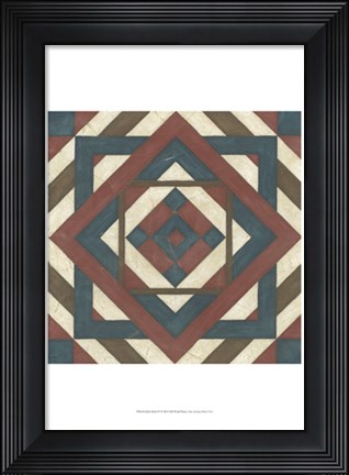 Framed Quilt Motif IV Print
