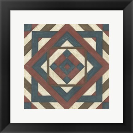 Framed Quilt Motif IV Print