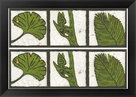 Framed 2-Up Verde Botanical IV Print