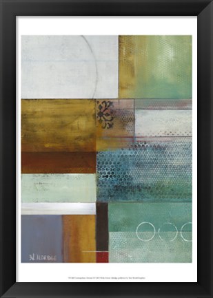 Framed Cosmopolitan Abstract I Print