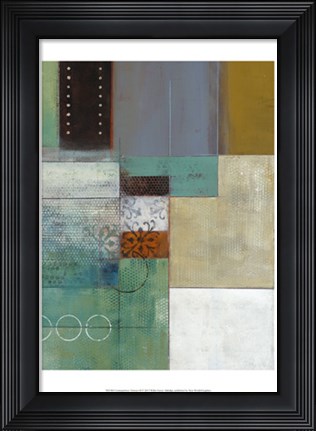 Framed Cosmopolitan Abstract II Print