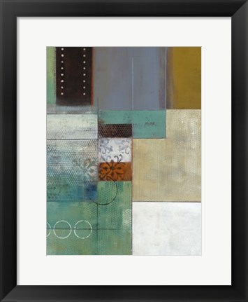 Framed Cosmopolitan Abstract II Print