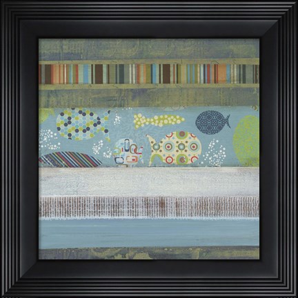 Framed Fantasy Fish II Print