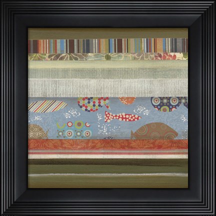 Framed Fantasy Fish III Print