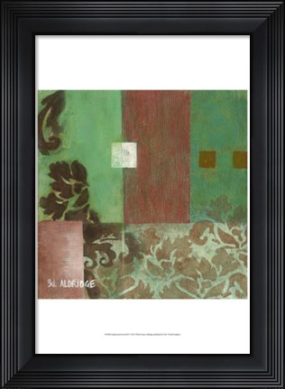 Framed Sophisticated Scroll II Print