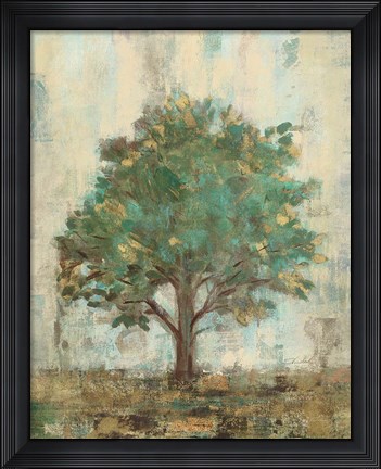 Framed Verdi Trees I Print