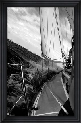 Framed Not Unlike the Waves Print