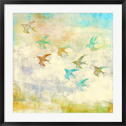 Framed Oiseaux 1 Print