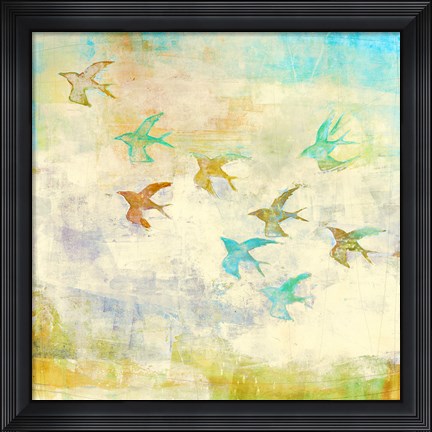 Framed Oiseaux 1 Print