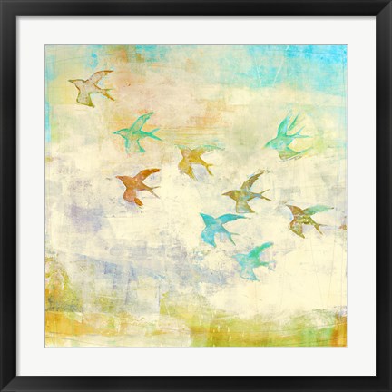 Framed Oiseaux 1 Print