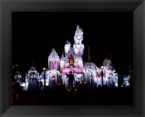 Framed Sleeping Beauty&#39;s Castle Print