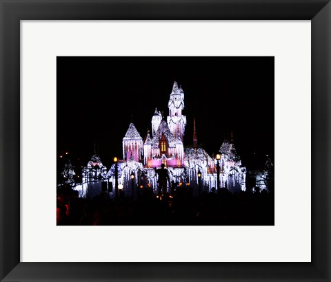 Framed Sleeping Beauty&#39;s Castle Print