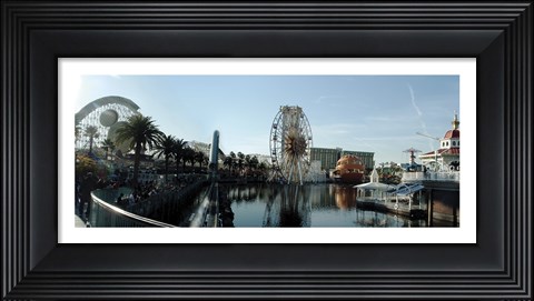 Framed Paradise Pier Panorama Print
