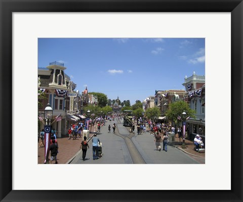 Framed Disneyland Main Street Print