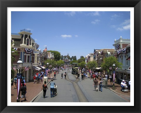 Framed Disneyland Main Street Print