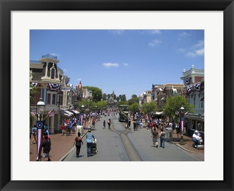 Framed Disneyland Main Street Print