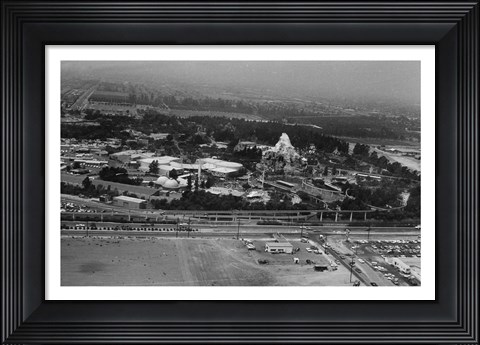Framed Disneyland From The Air, 1964 Print