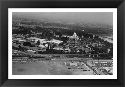 Framed Disneyland From The Air, 1964 Print