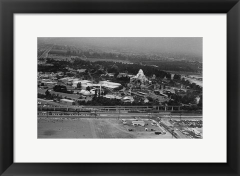 Framed Disneyland From The Air, 1964 Print