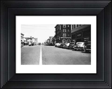 Framed Downtown Anaheim 1946 Print