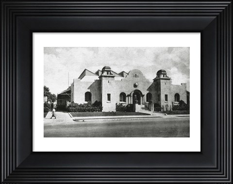 Framed Anaheim Citrus Packing House Print