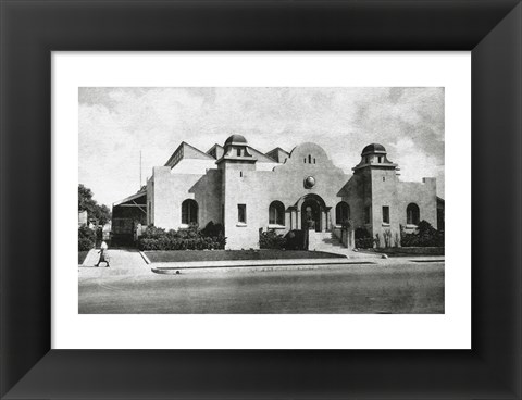 Framed Anaheim Citrus Packing House Print