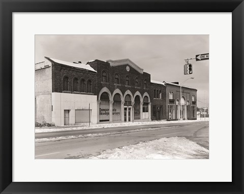 Framed Buick Motor Company &amp; Greensboro Motor Company Guilford County, NC 1979 Print