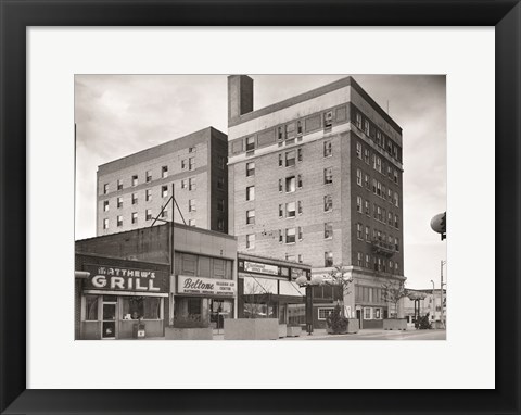 Framed O. Henry Hotel, Greensboro, Guilford County, NC Print