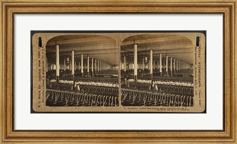Framed Slubbers, White Oak Cotton Mills. Greensboro, N.C Print