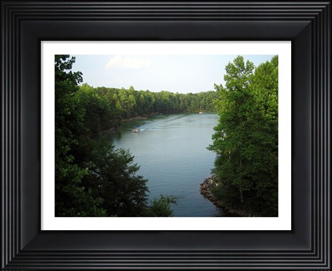 Framed Belews Lake Greensboro, NC Print