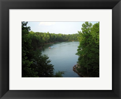 Framed Belews Lake Greensboro, NC Print