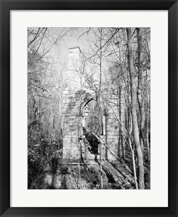 Framed McCulloch Gold Mill, Copper Branch Guilford County, North Carolina Print