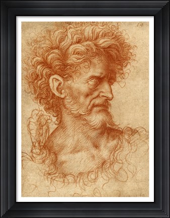 Framed Saint John the Baptist Print