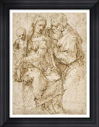 Framed Holy Family Print