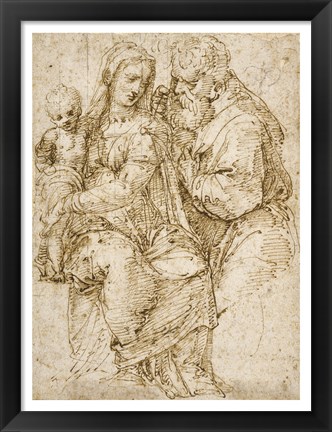 Framed Holy Family Print