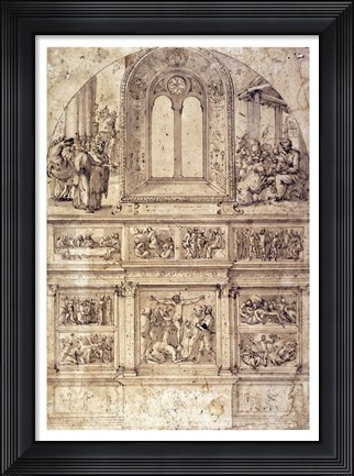 Framed Project for a Wall Decoration Print