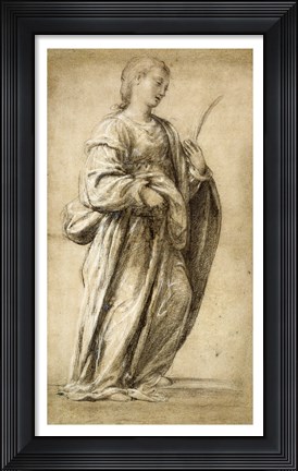 Framed Saint Lucy Print