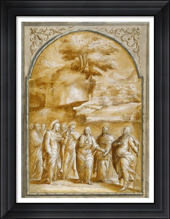 Framed Christ and the Canaanite Woman Print